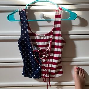 Crop top - 4th of July